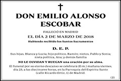 Emilio Alonso Escobar
